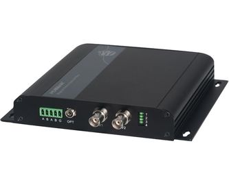 Long Range 1 Channel HD SDI Video Fiber Optical Transceiver with BNC / RS485